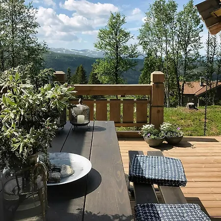 Tommerhytte Med Utsikt Over Jotunheimen *