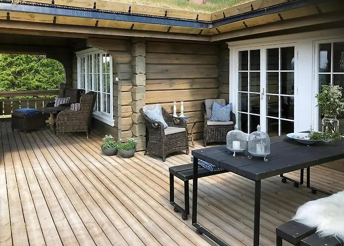 Log Cabin With Views Of Jotunheimen Mountains Ferienhaus