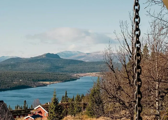 Ferienhaus Log Cabin With Views Of Jotunheimen Mountains