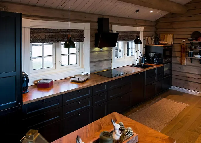 Log Cabin With Views Of Jotunheimen Mountains