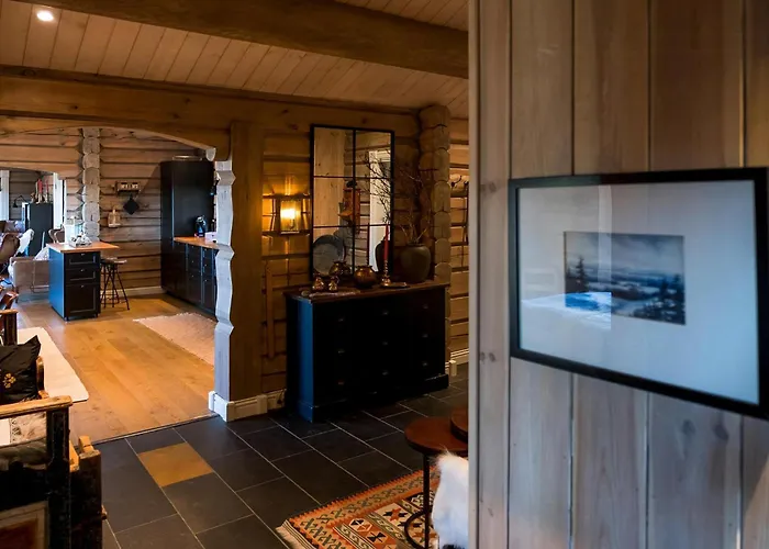 Ferienhaus Log Cabin With Views Of Jotunheimen Mountains *
