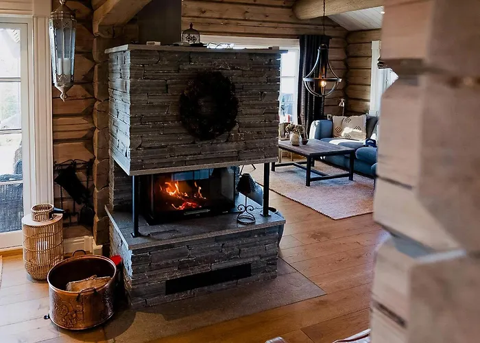 Log Cabin With Views Of Jotunheimen Mountains