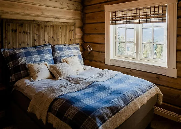 Ferienhaus Log Cabin With Views Of Jotunheimen Mountains