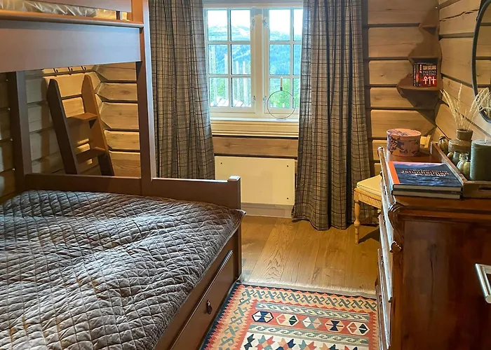 Ferienhaus Log Cabin With Views Of Jotunheimen Mountains
