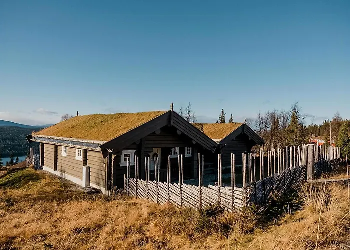 Log Cabin With Views Of Jotunheimen Mountains Ferienhaus Galåa