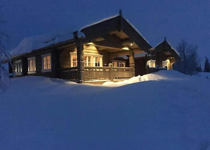 Log Cabin With Views Of Jotunheimen Mountains Ferienhaus *