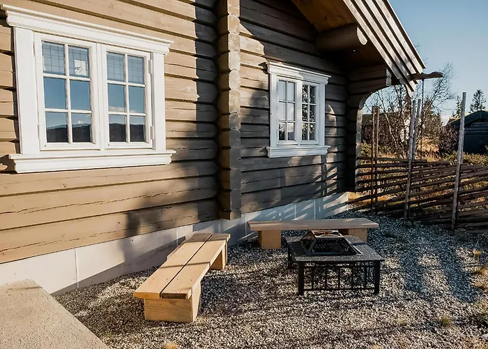 Log Cabin With Views Of Jotunheimen Mountains Ferienhaus Galåa