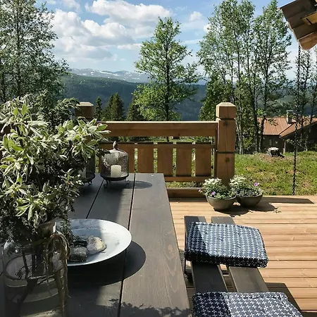 度假居 Log With Views Of Jotunheimen Mountains *