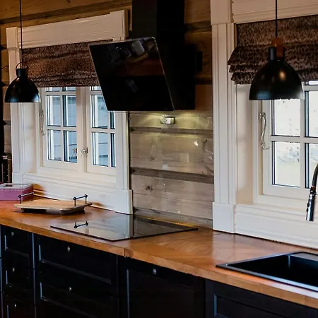 Log With Views Of Jotunheimen Mountains * Gala